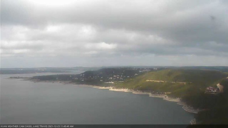 Lake Travis webcam, December 23, 2021 11:45 AM CT