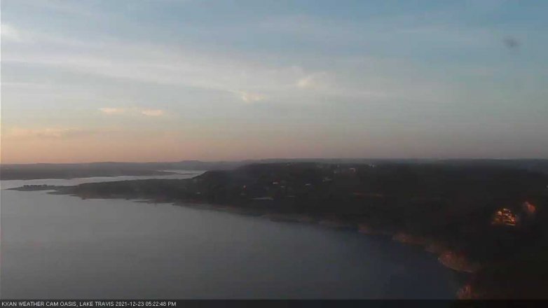 Lake Travis webcam, December 23, 2021 5:25 PM CT