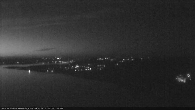 Lake Travis webcam, December 23, 2021 6:25 PM CT