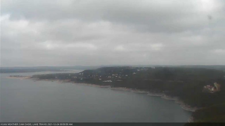 Lake Travis webcam, December 24, 2021 10:00 AM CT