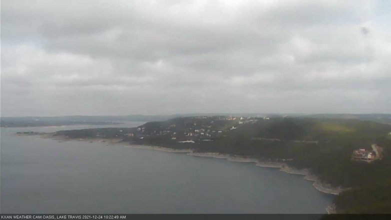 Lake Travis webcam, December 24, 2021 10:25 AM CT