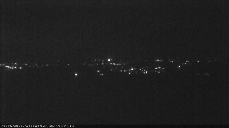 Lake Travis webcam, December 24, 2021 11:45 PM CT