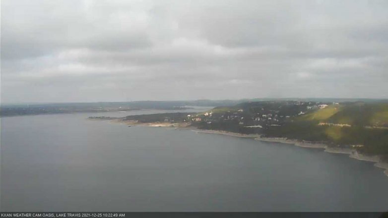 Lake Travis webcam, December 25, 2021 10:25 AM CT