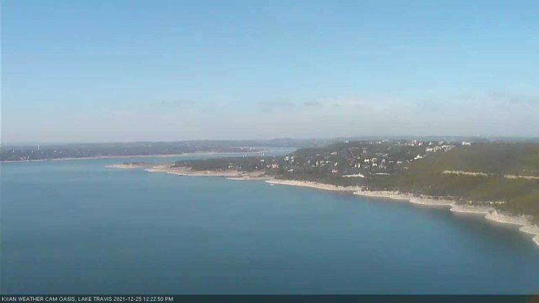 Lake Travis webcam, December 25, 2021 12:25 PM CT