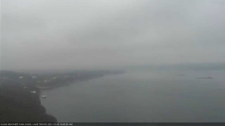 Lake Travis webcam, December 26, 2021 10:45 AM CT