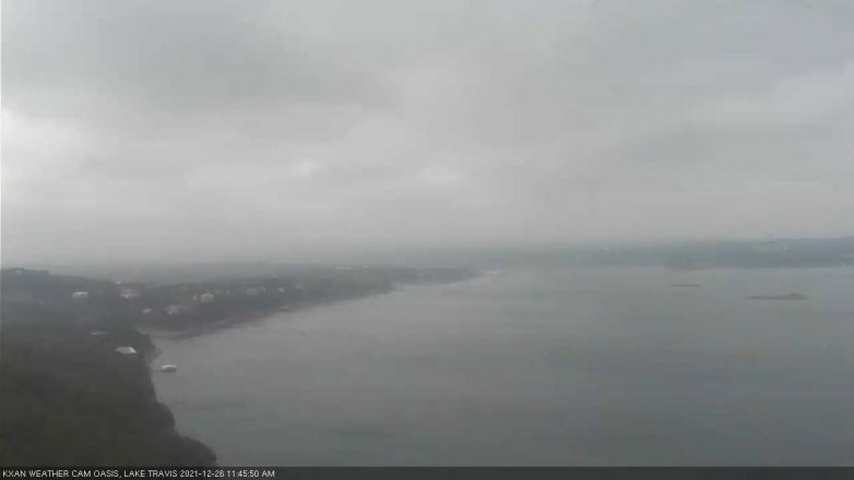 Lake Travis webcam, December 26, 2021 11:45 AM CT