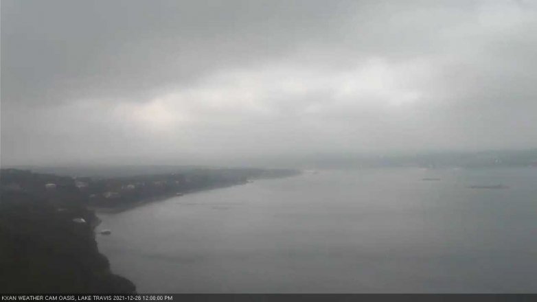 Lake Travis webcam, December 26, 2021 12:00 PM CT