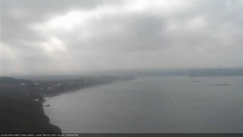 Lake Travis webcam, December 26, 2021 12:45 PM CT