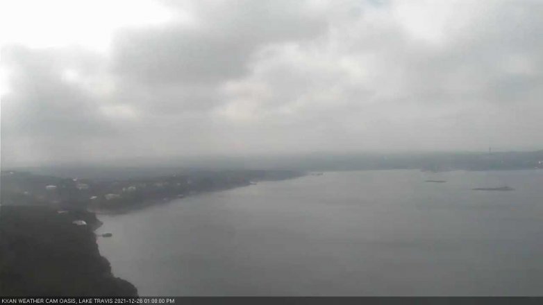 Lake Travis webcam, December 26, 2021 1:00 PM CT