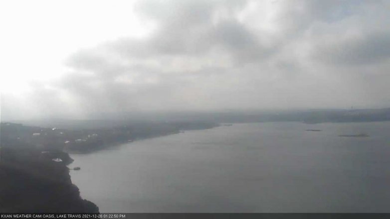 Lake Travis webcam, December 26, 2021 1:25 PM CT