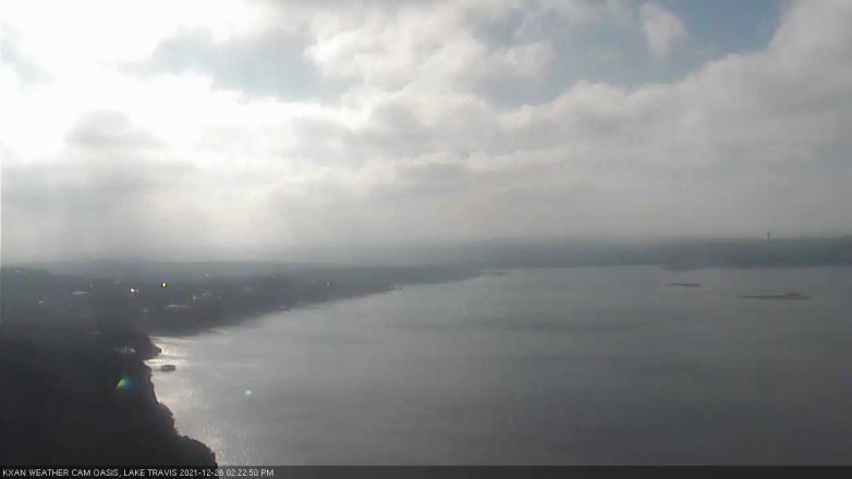 Lake Travis webcam, December 26, 2021 2:25 PM CT
