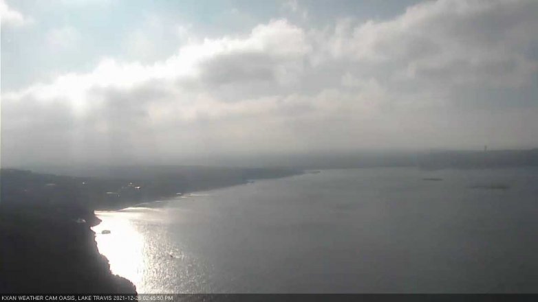 Lake Travis webcam, December 26, 2021 2:45 PM CT