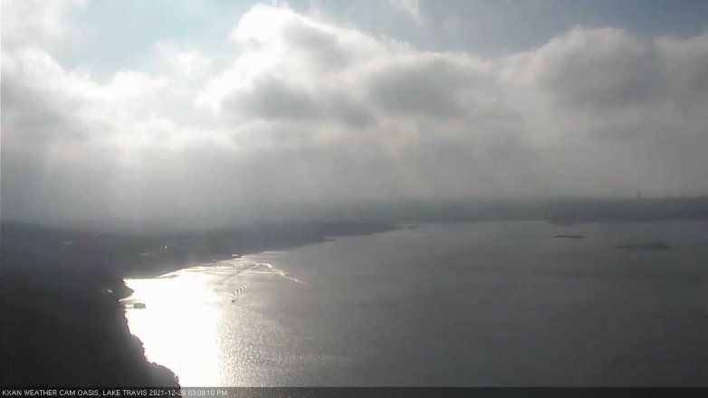 Lake Travis webcam, December 26, 2021 3:00 PM CT
