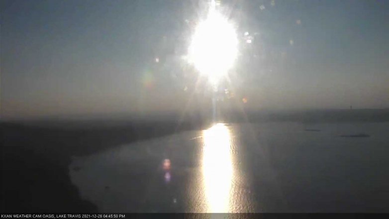 Lake Travis webcam, December 26, 2021 4:45 PM CT