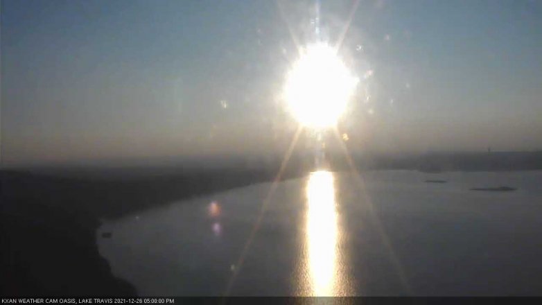 Lake Travis webcam, December 26, 2021 5:00 PM CT