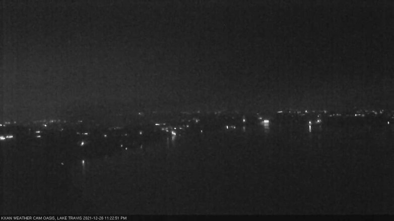 Lake Travis webcam, December 26, 2021 11:25 PM CT