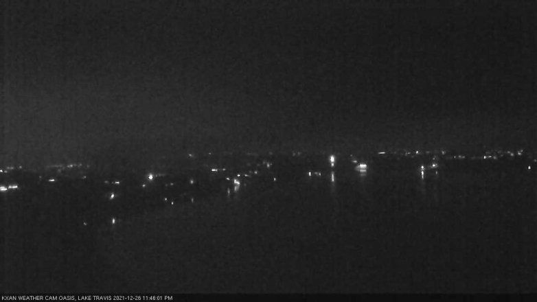 Lake Travis webcam, December 26, 2021 11:45 PM CT