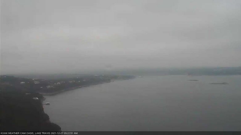 Lake Travis webcam, December 27, 2021 9:25 AM CT
