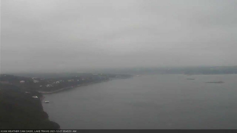 Lake Travis webcam, December 27, 2021 9:45 AM CT