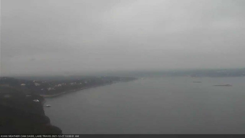 Lake Travis webcam, December 27, 2021 10:00 AM CT