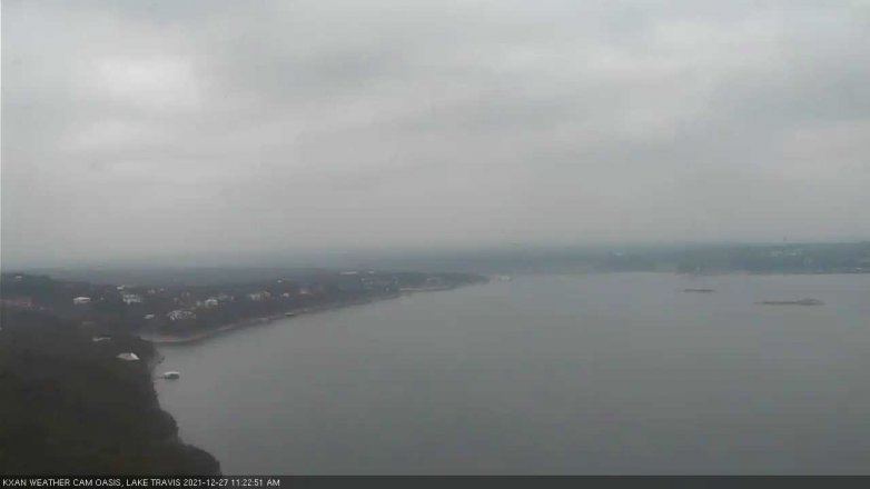 Lake Travis webcam, December 27, 2021 11:25 AM CT
