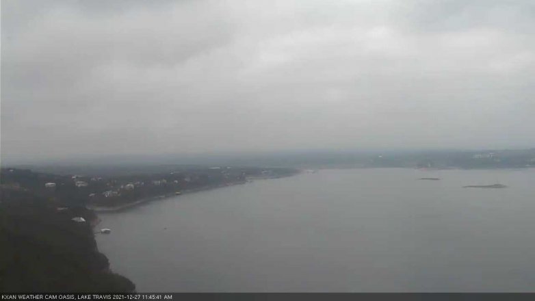 Lake Travis webcam, December 27, 2021 11:45 AM CT