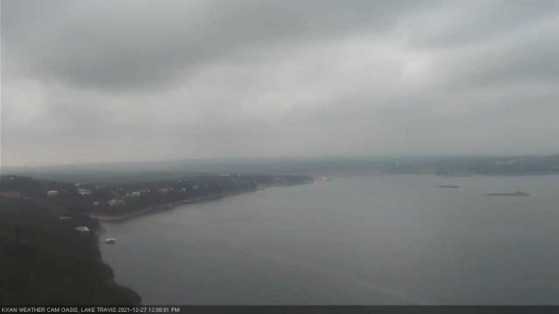 Lake Travis webcam, December 27, 2021 12:00 PM CT