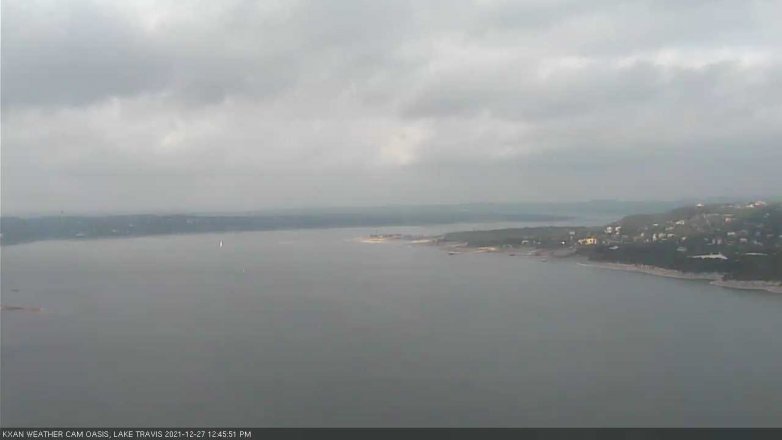 Lake Travis webcam, December 27, 2021 12:45 PM CT