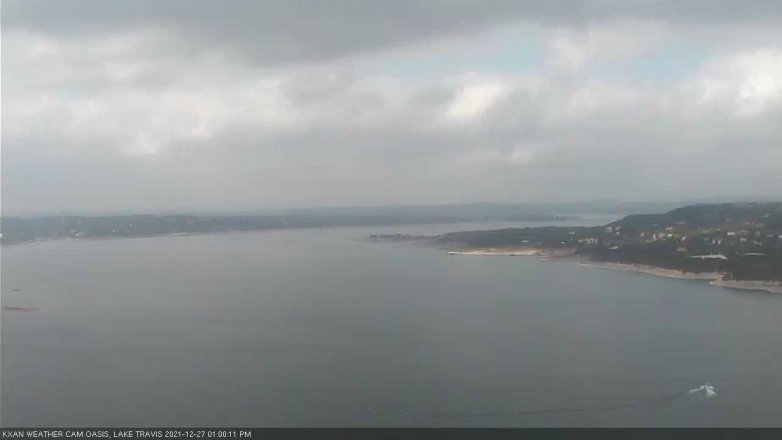 Lake Travis webcam, December 27, 2021 1:00 PM CT