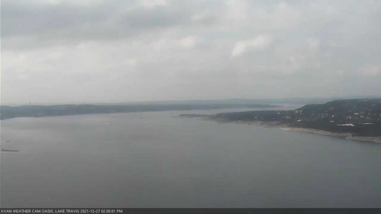 Lake Travis webcam, December 27, 2021 2:00 PM CT