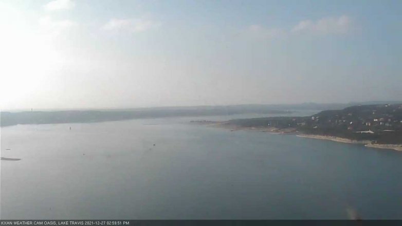 Lake Travis webcam, December 27, 2021 3:00 PM CT