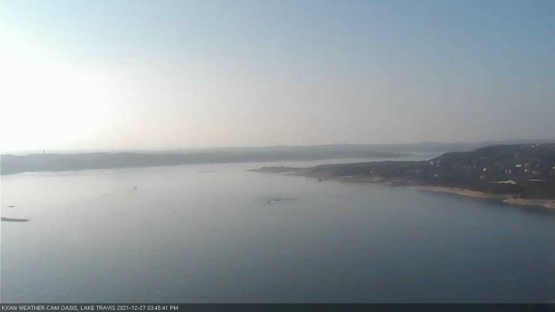 Lake Travis webcam, December 27, 2021 3:45 PM CT