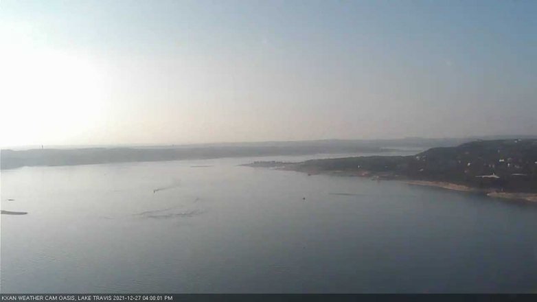 Lake Travis webcam, December 27, 2021 4:00 PM CT