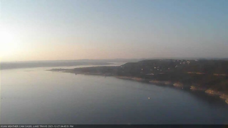 Lake Travis webcam, December 27, 2021 4:45 PM CT