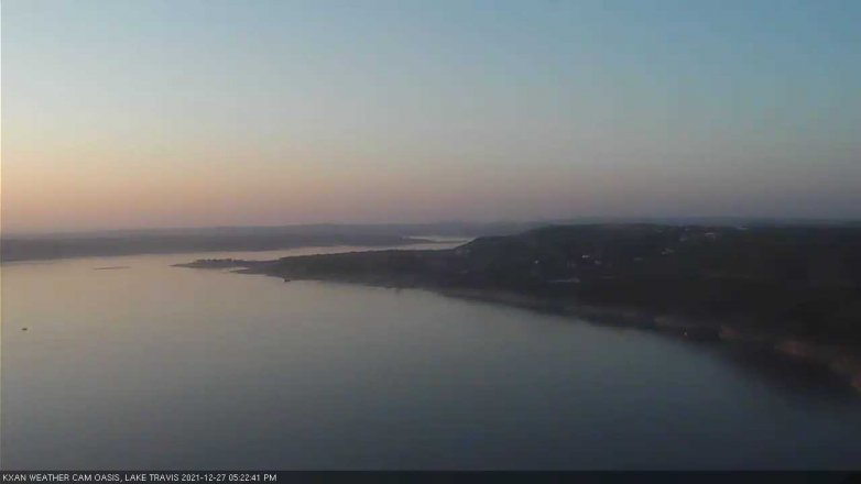 Lake Travis webcam, December 27, 2021 5:25 PM CT