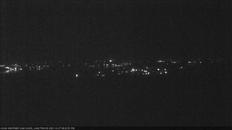 Lake Travis webcam, December 27, 2021 8:25 PM CT