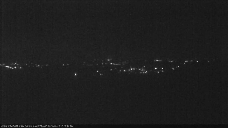 Lake Travis webcam, December 27, 2021 10:25 PM CT