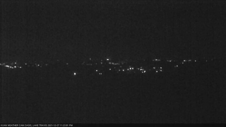 Lake Travis webcam, December 27, 2021 11:25 PM CT