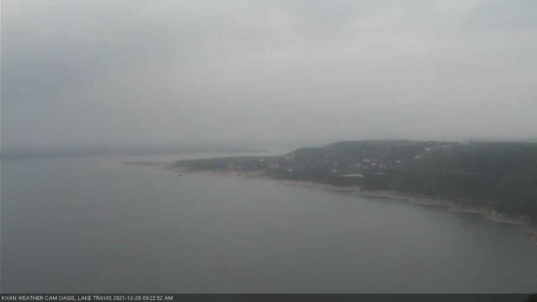 Lake Travis webcam, December 28, 2021 9:25 AM CT