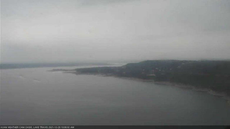 Lake Travis webcam, December 28, 2021 10:00 AM CT