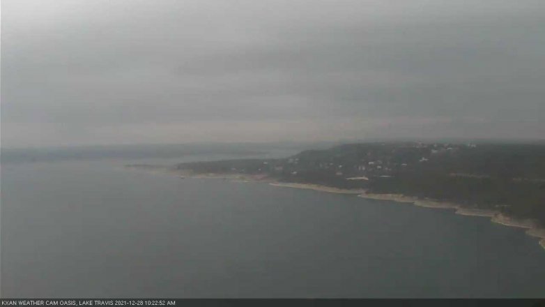 Lake Travis webcam, December 28, 2021 10:25 AM CT
