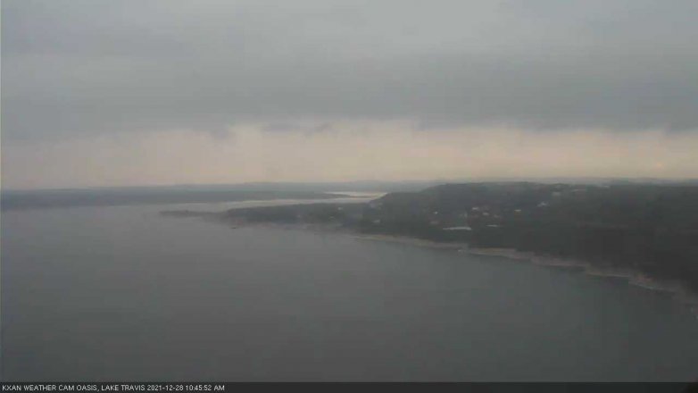 Lake Travis webcam, December 28, 2021 10:45 AM CT