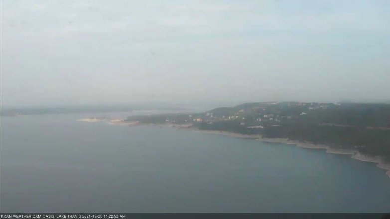 Lake Travis webcam, December 28, 2021 11:25 AM CT