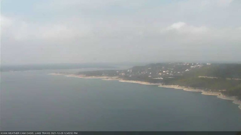 Lake Travis webcam, December 28, 2021 12:45 PM CT