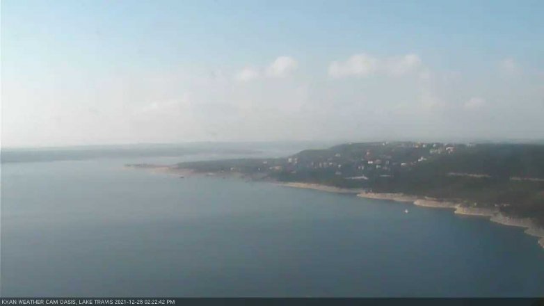 Lake Travis webcam, December 28, 2021 2:25 PM CT