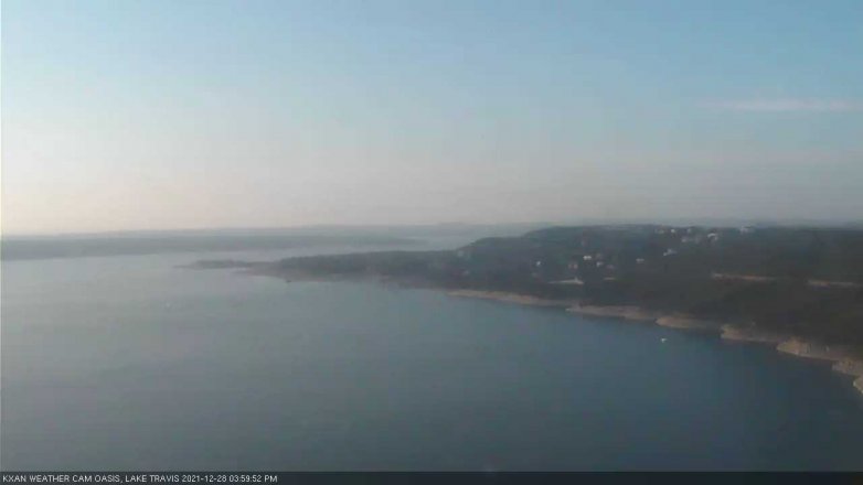 Lake Travis webcam, December 28, 2021 4:00 PM CT