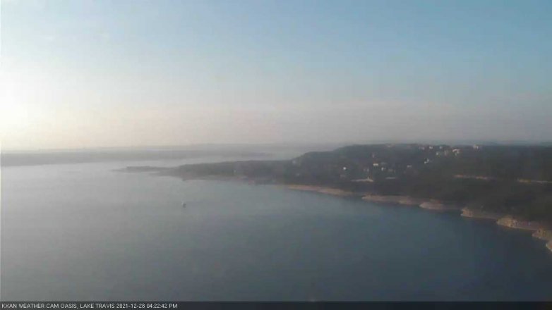 Lake Travis webcam, December 28, 2021 4:25 PM CT
