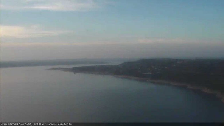 Lake Travis webcam, December 28, 2021 4:45 PM CT