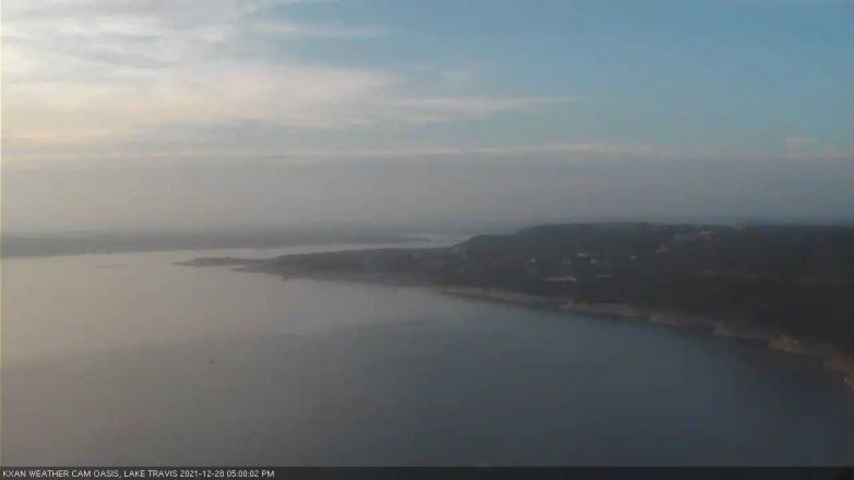 Lake Travis webcam, December 28, 2021 5:00 PM CT