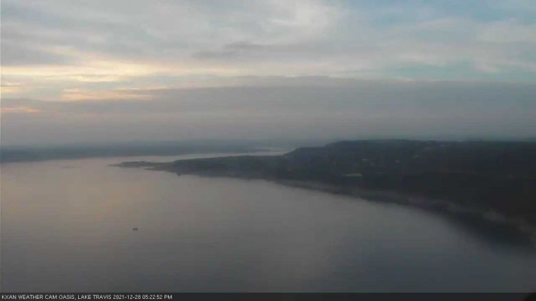 Lake Travis webcam, December 28, 2021 5:25 PM CT